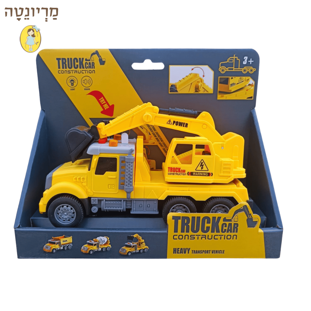 דחפור עם קולות ותאורה