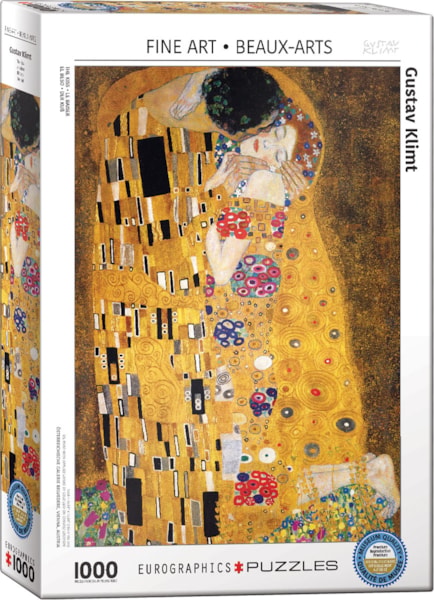 פאזל 1000 חלקים - קלימט הנשיקה