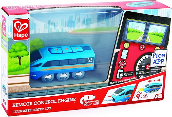 קטר רכבת צלילים ואורות בשלט רחוק  - HAPE