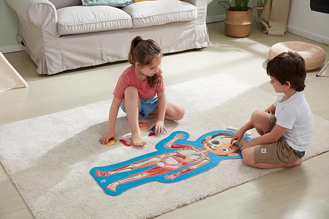 פאזל גוף האדם עם איברים מעץ - HAPE