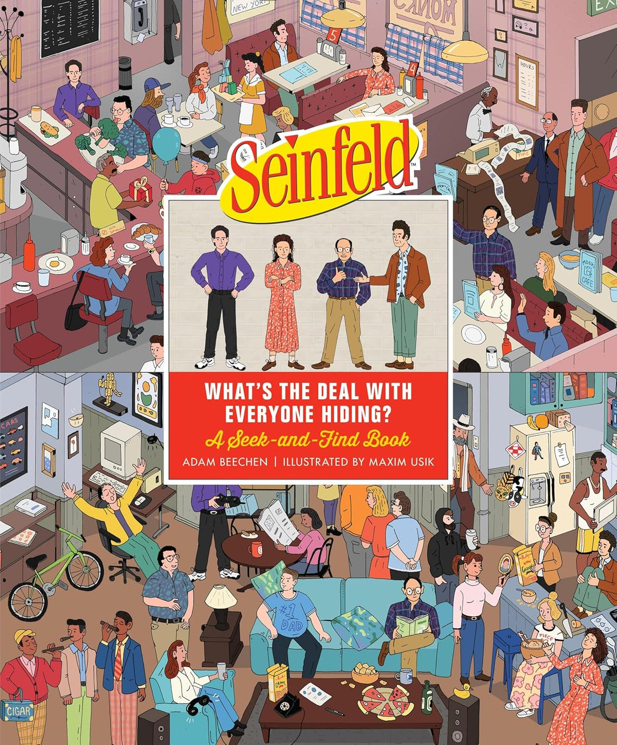 סיינפלד - ספר חפש ומצא מי מתחבא