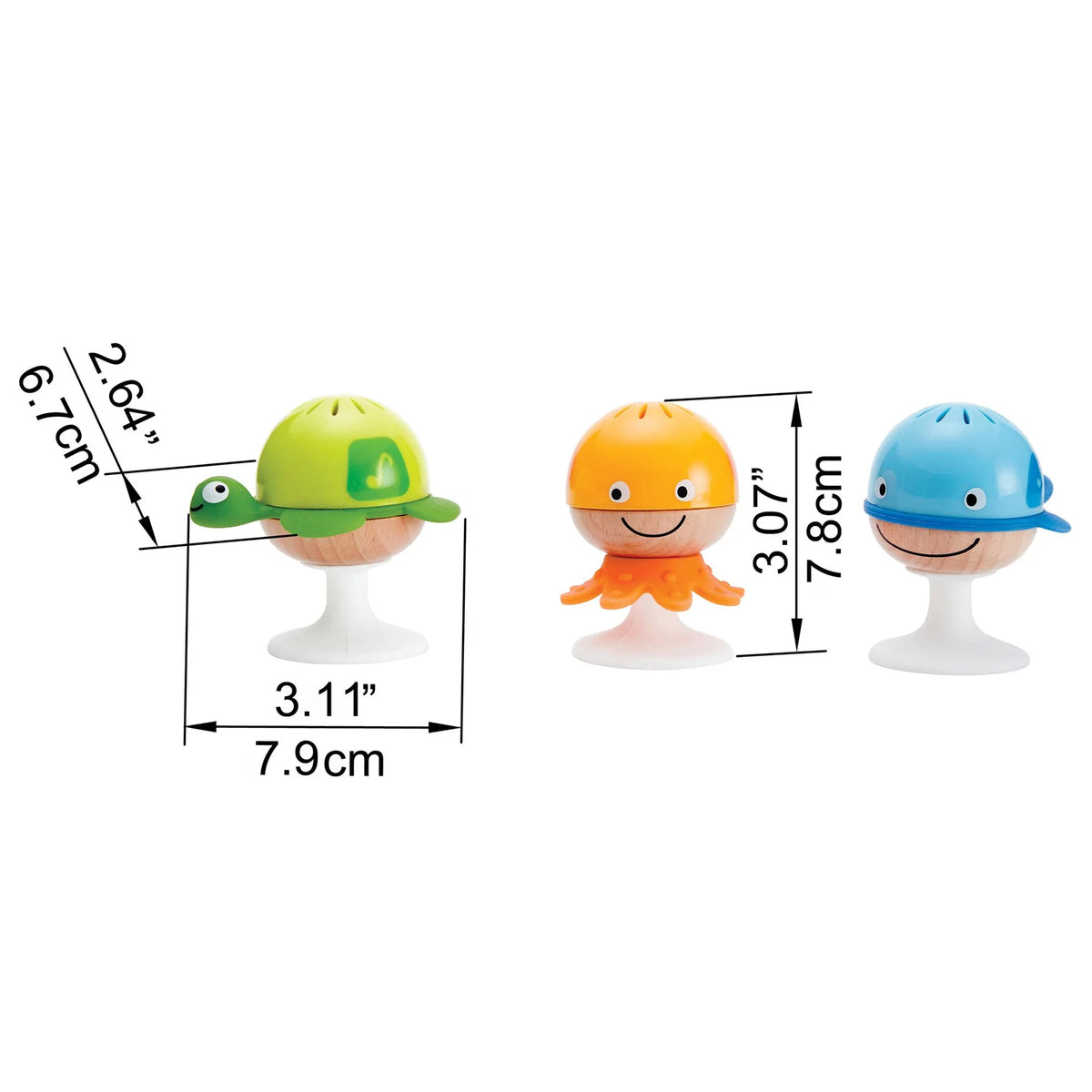 שלישיית רעשנים עומדים  - HAPE