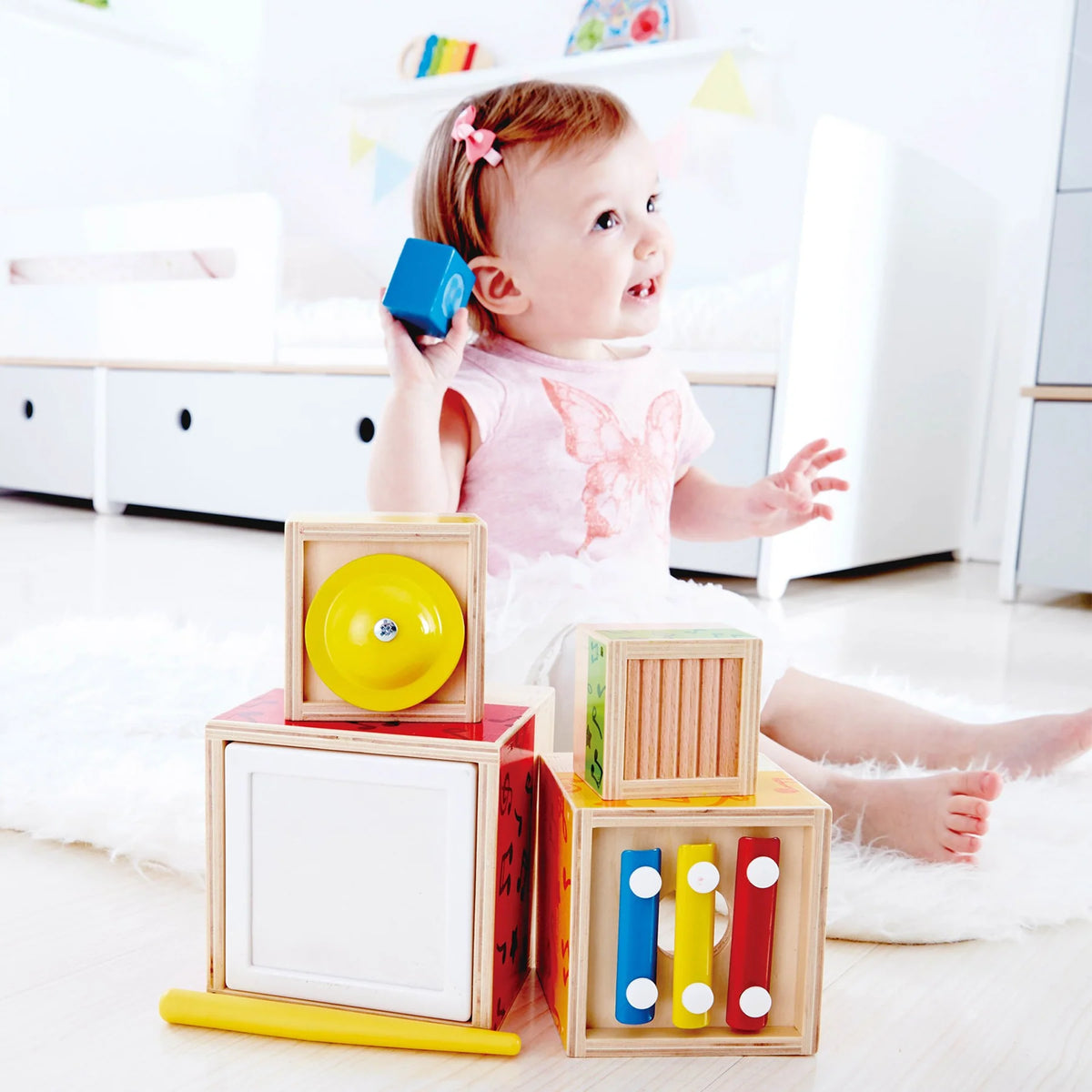 מגדל קוביות מוזיקלי - HAPE