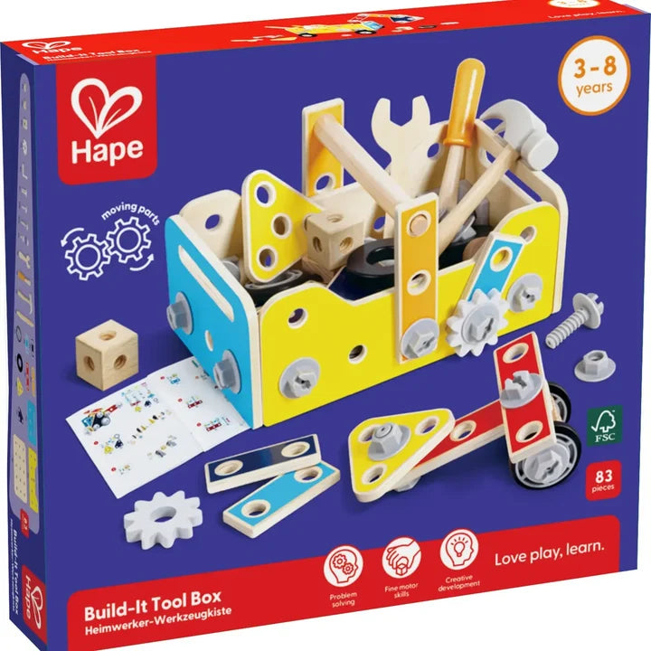 ערכת כלי עבודה מעץ 83 חלקים - HAPE