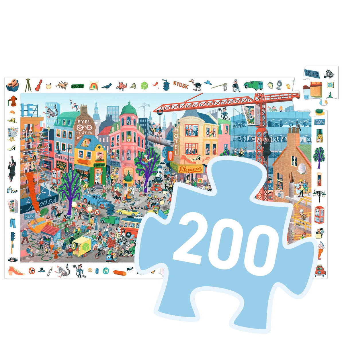 פאזל מסגרת 200 חלקים - שאון העיר