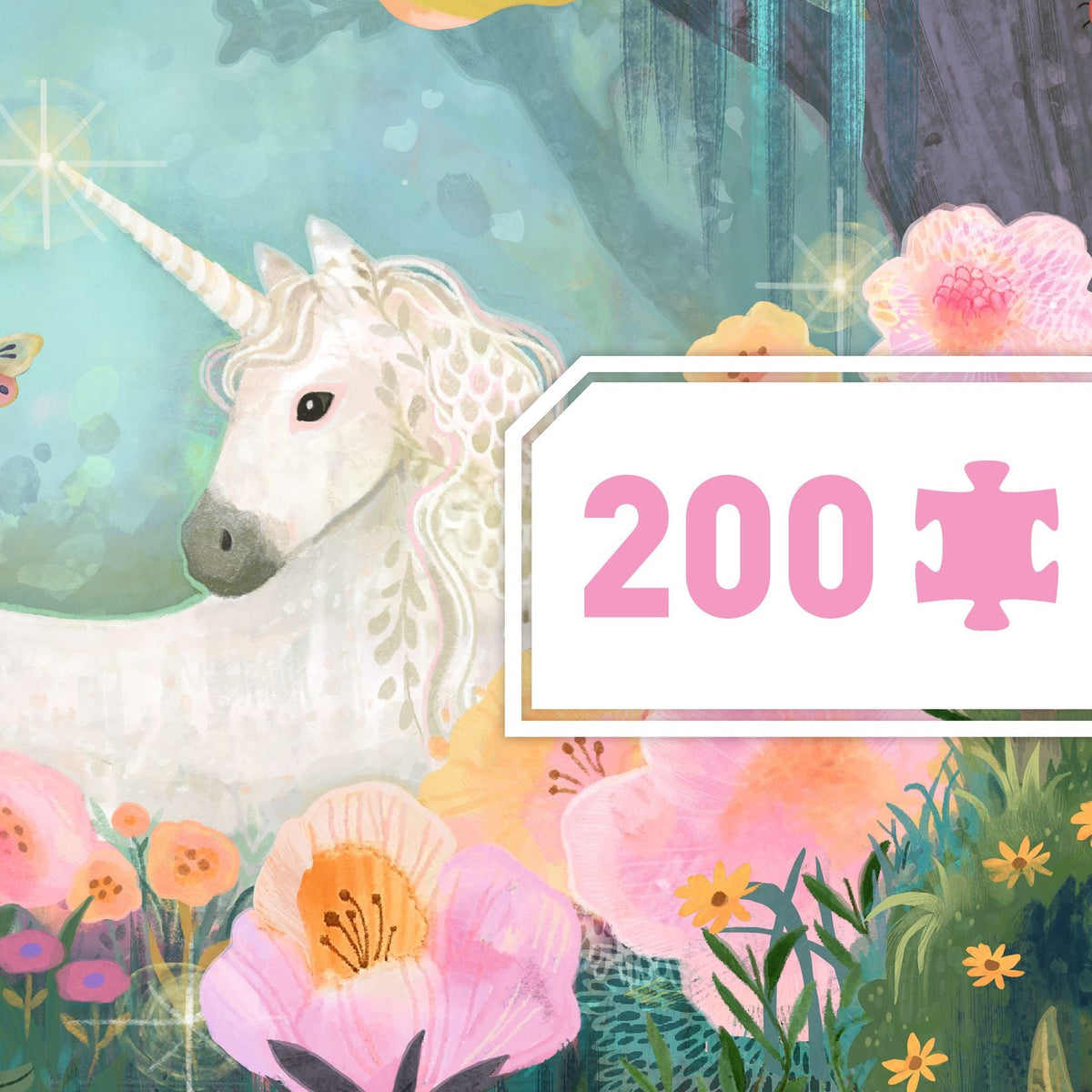 פאזל גלריה 200 חלקים - פנטזיה בקצה היער