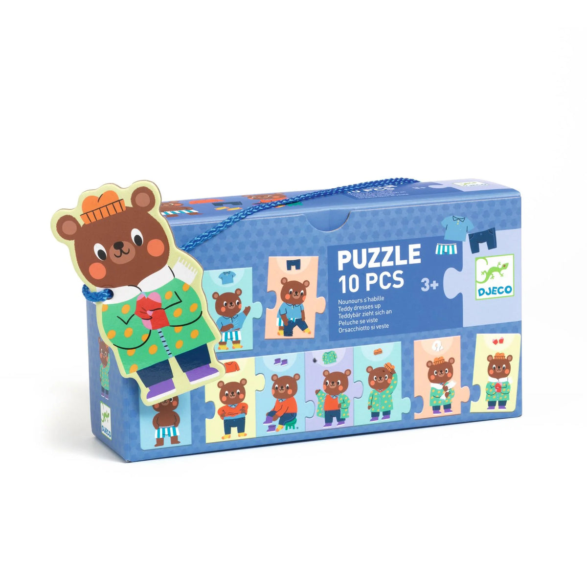 פאזל 10 חלקים - איך מתלבשים - DJECO