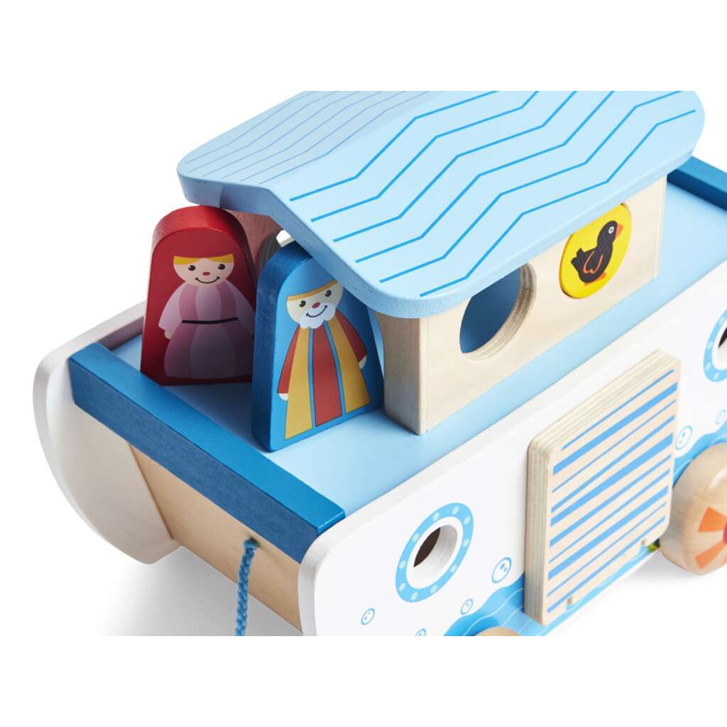 צעצוע גרירה והתאמת צורות תיבת נח - HAPE
