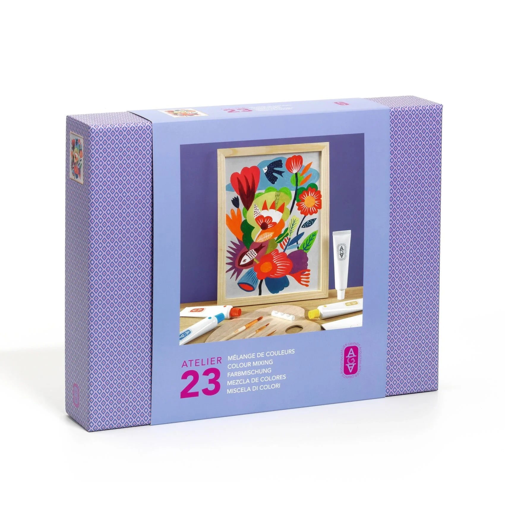 סדנת אומן 23 - צביעה בטכניקת ערבוב צבעים