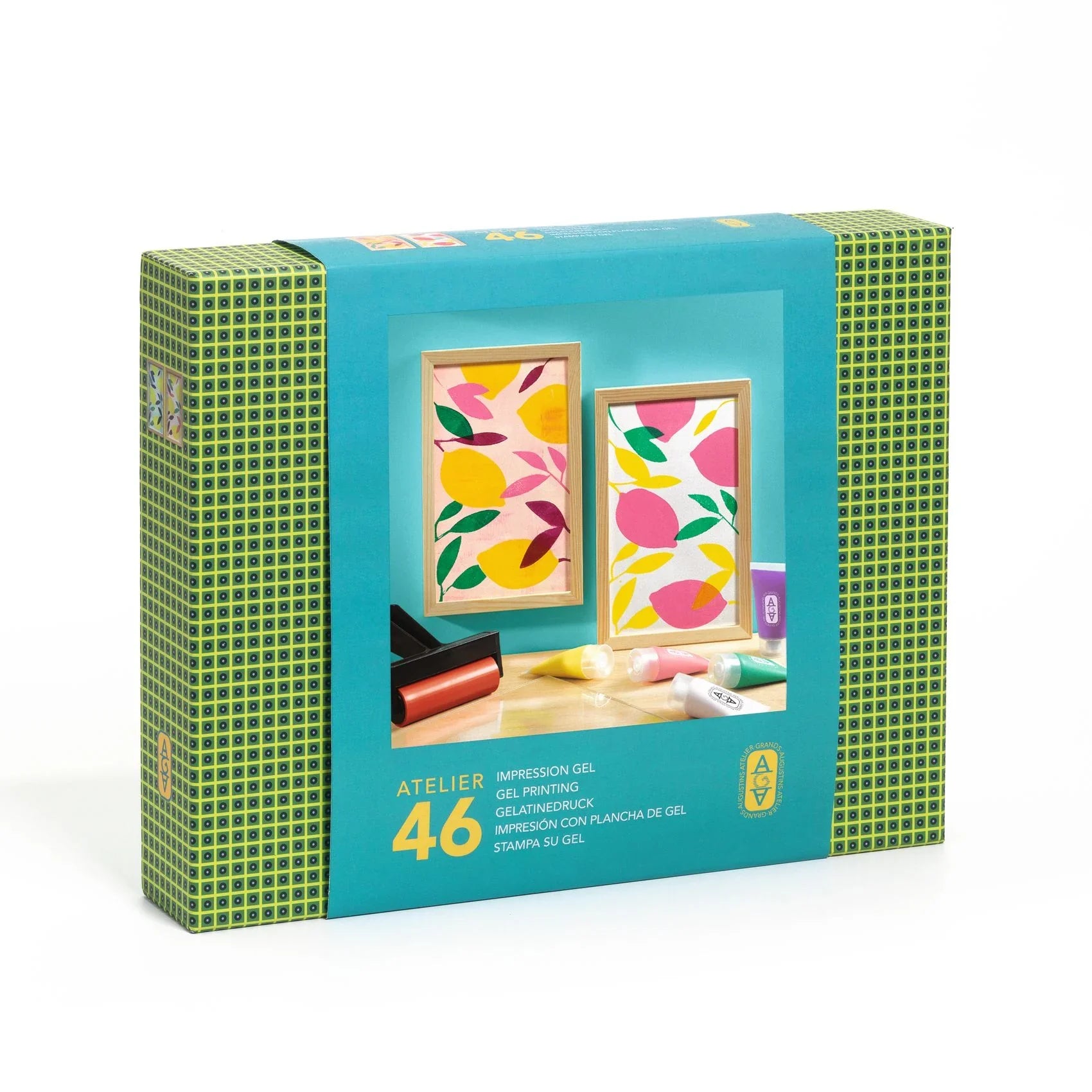 סדנת אומן 46 - דפוס בצבעי ג'ל