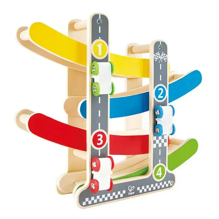 מדרון מכוניות מירוץ מעץ - HAPE