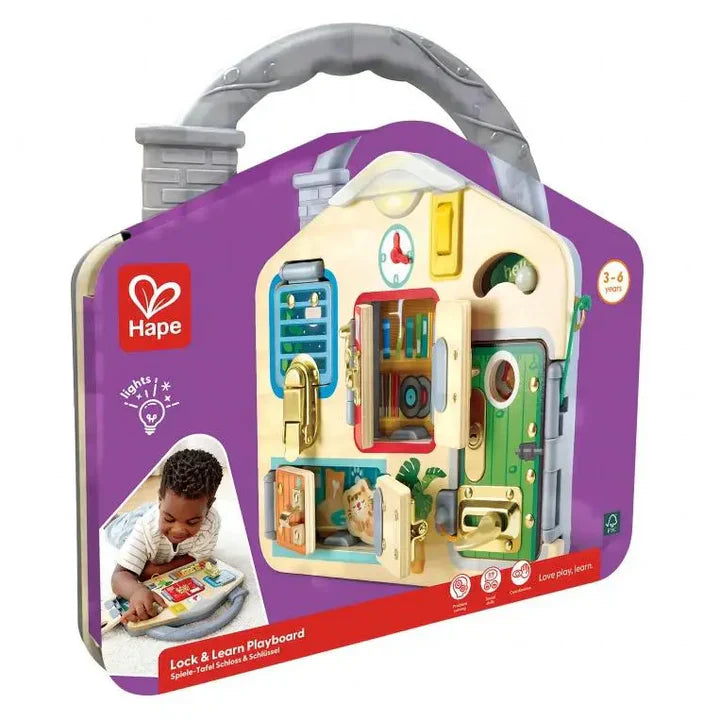 לוח משחק אינטראקטיבי מנעולים - ביזי בורד - HAPE