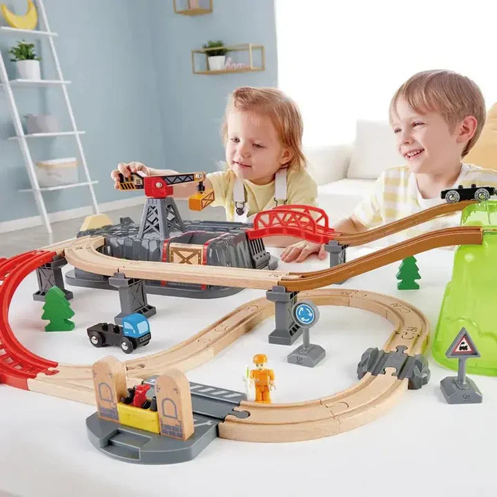 סט מסילות רכבת מתקדם - HAPE