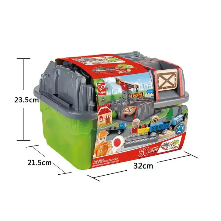 סט מסילות רכבת מתקדם - HAPE