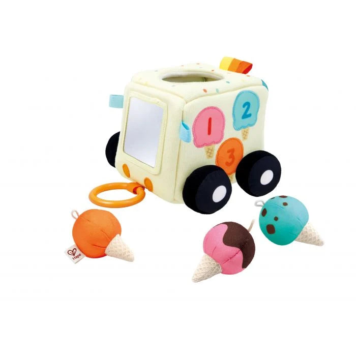 קוביית פעילות סנסורית אוטו גלידה - HAPE
