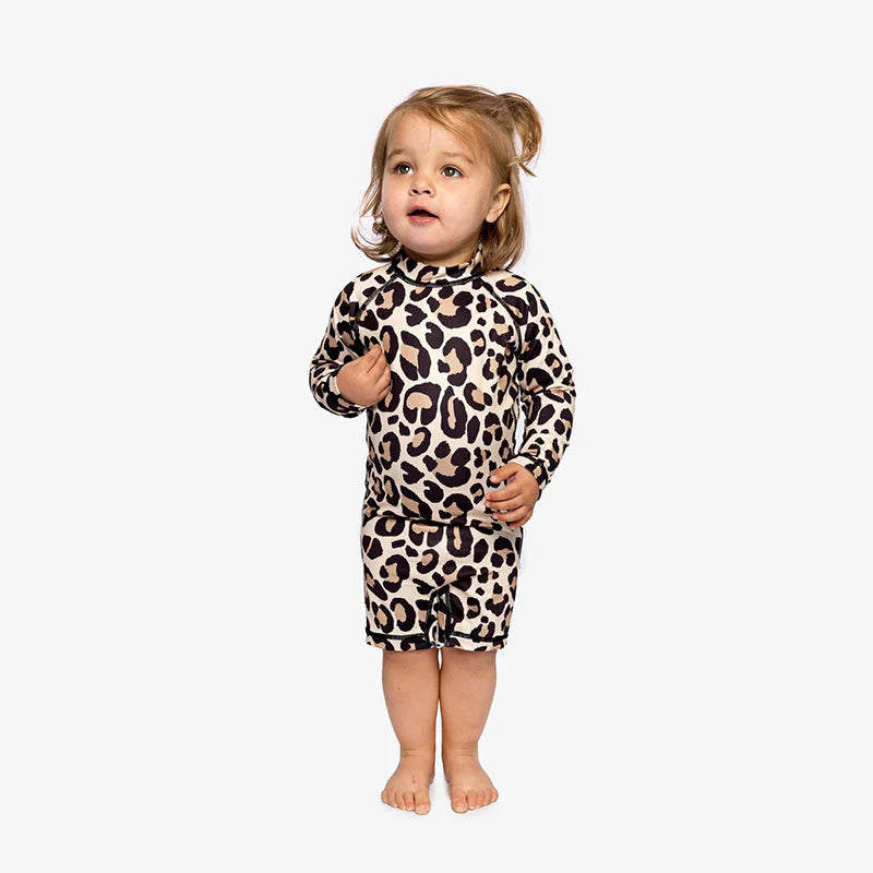 חולצת בגד ים לתינוקות מסננת קרינה Leopard Shark