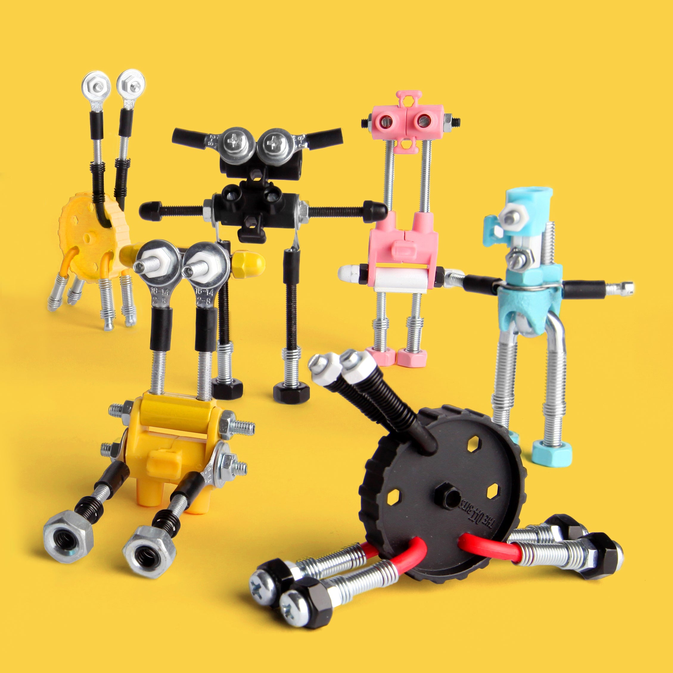 ערכת LIL' ROBOTS ליצירת רובוטים קטנים - GLOWBIT