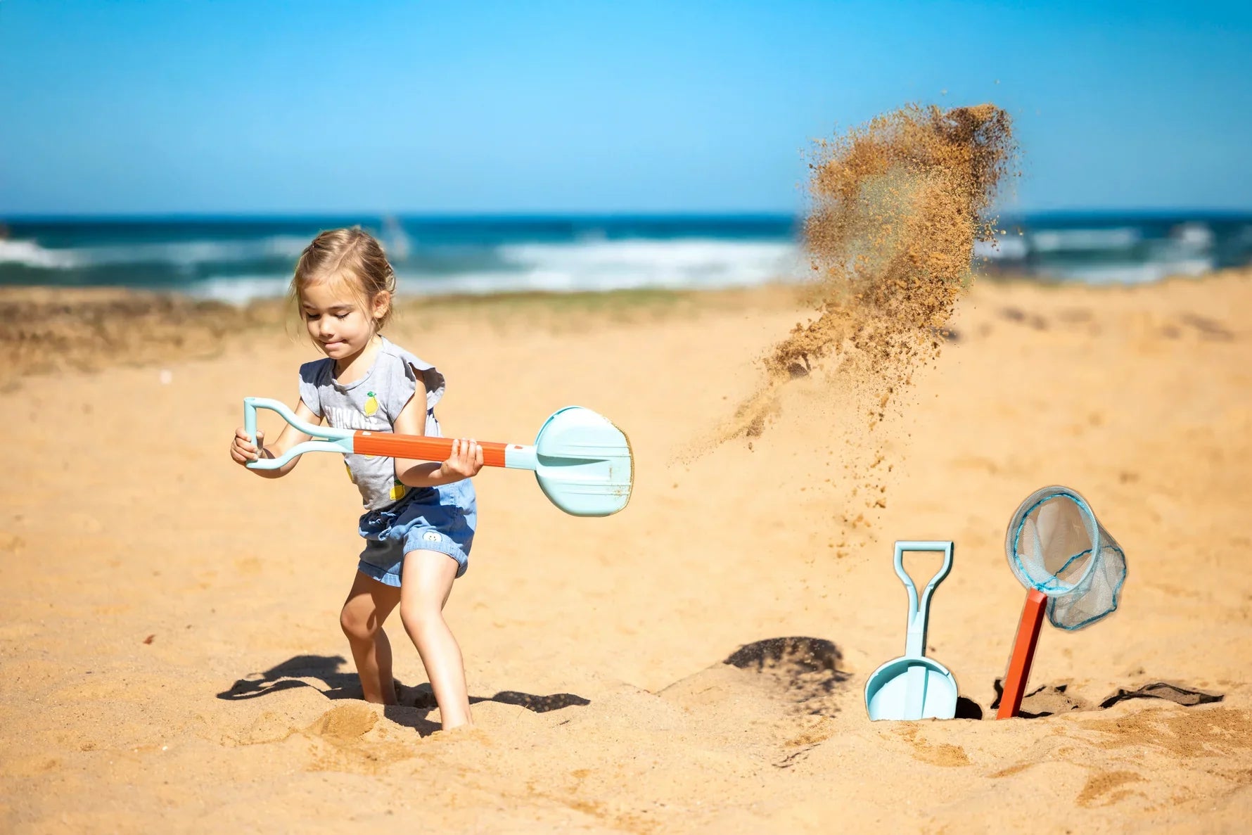 2 ב - 1 צעצועי חוף