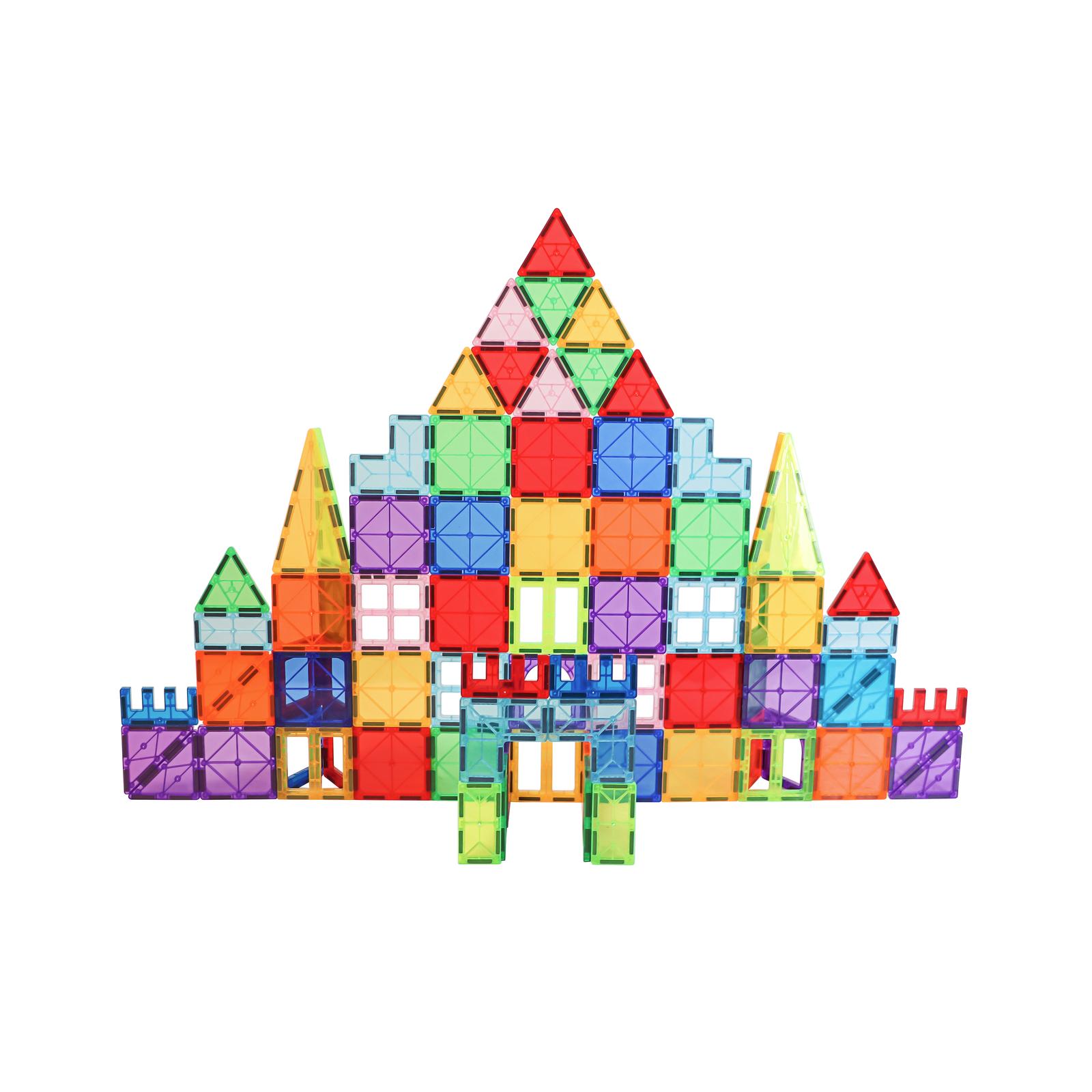 משחק מגנטים תלת מימד- Magnetic Tiles - 100 חלקים