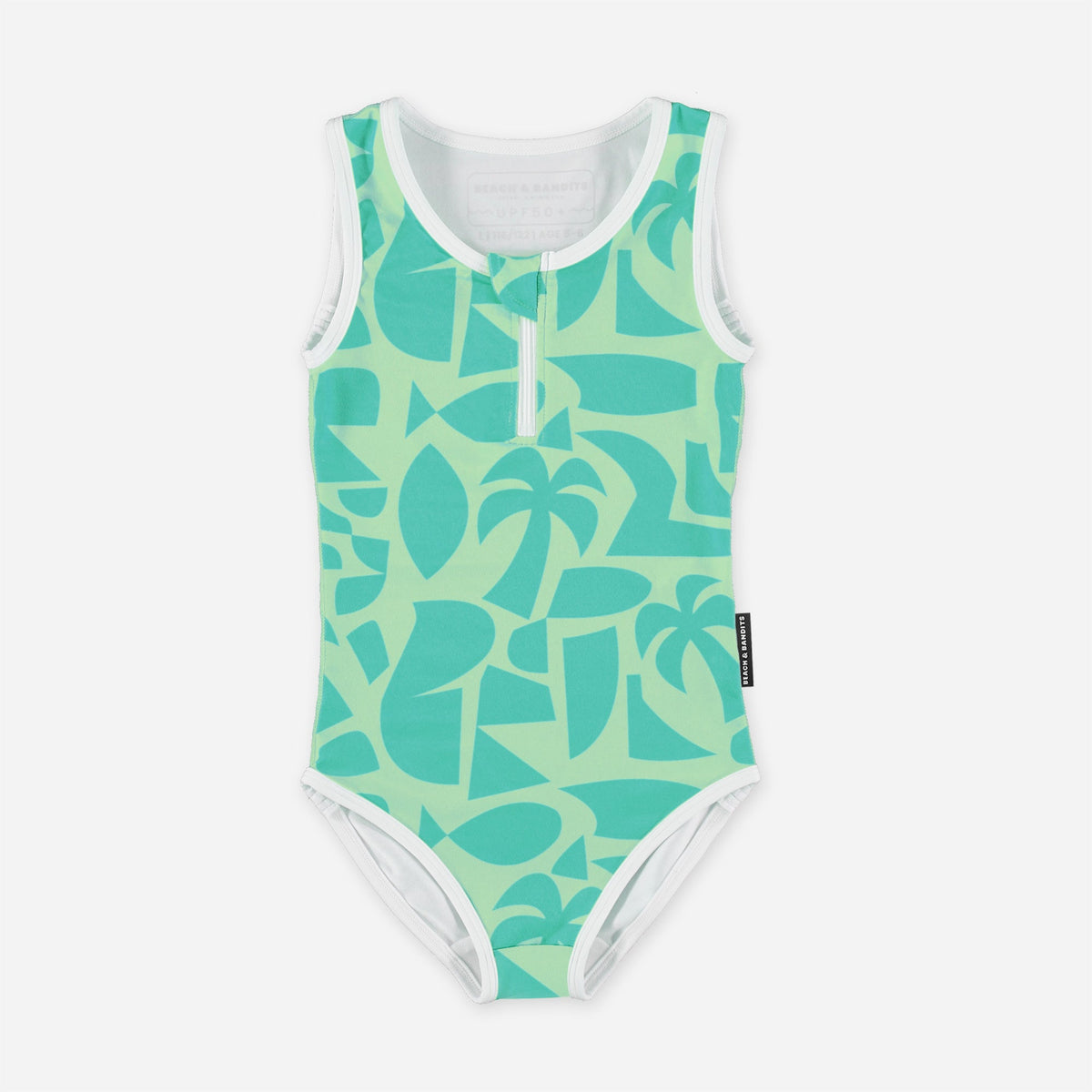 בגד ים שלם ללא שרוולים Beach Comber Pistache