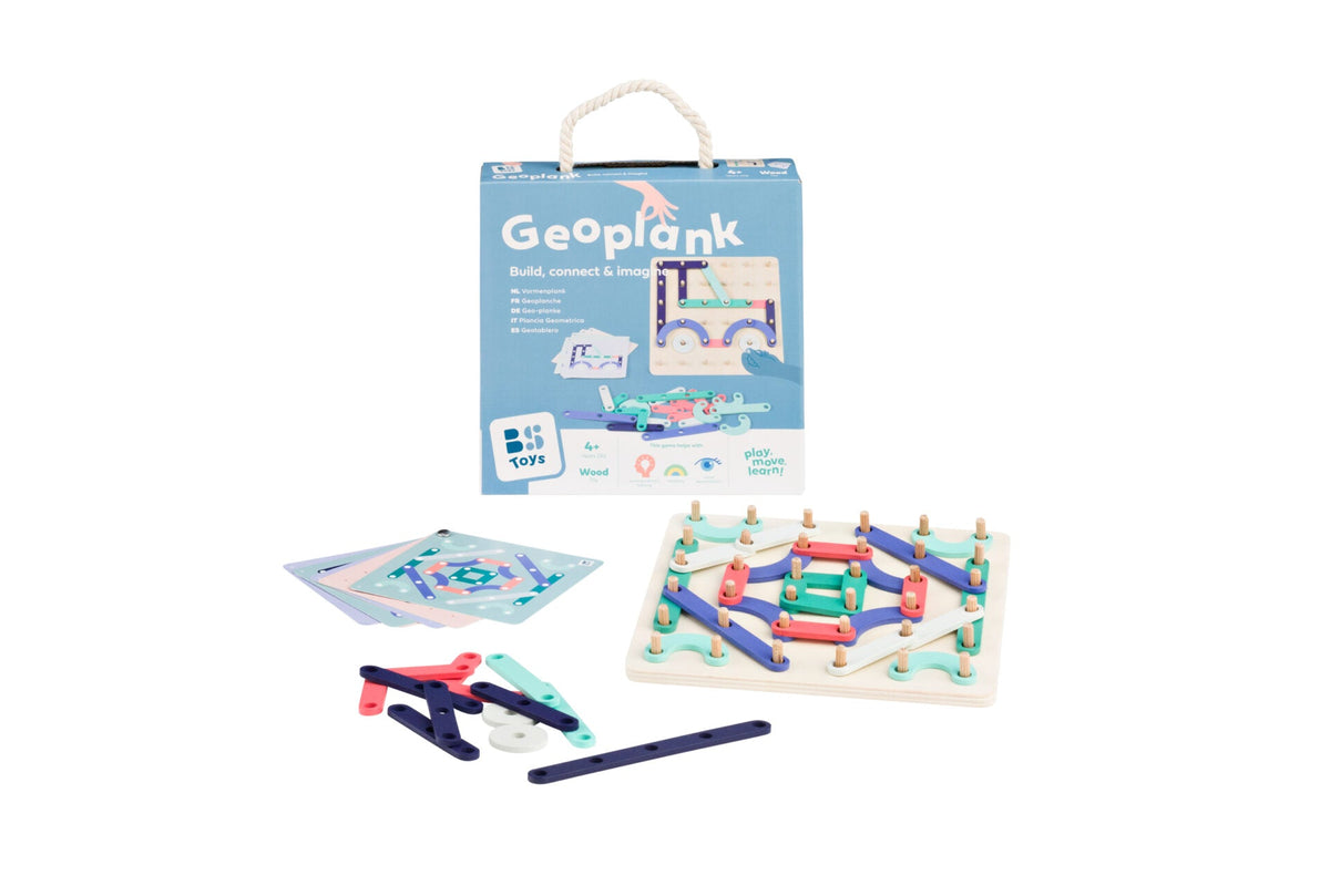 משחק הרכבה מונטסורי לוח פינים - Geoplank