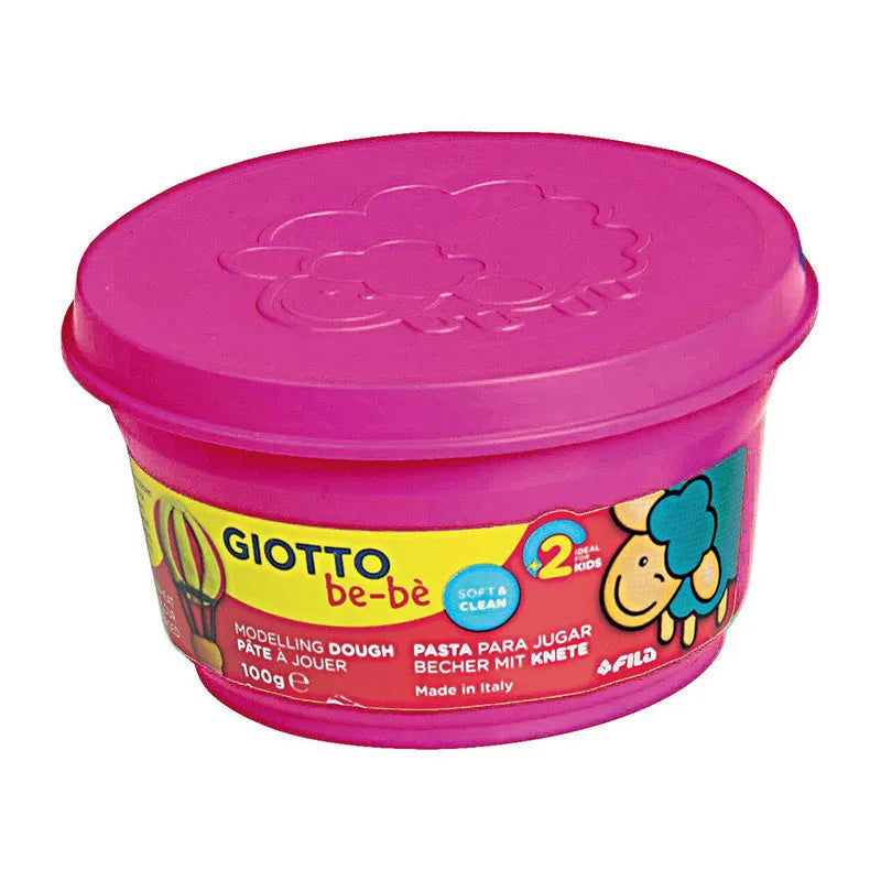 GIOTTO - סט בצק למשחק 3 צבעים ורוד, ירוק, כתום