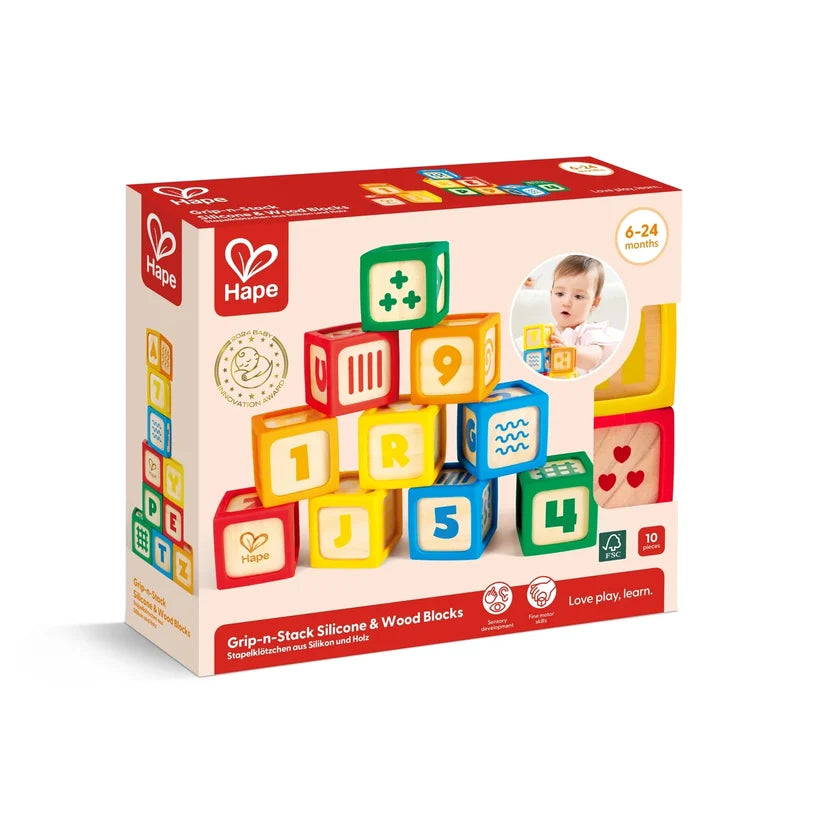 קוביות עץ וסיליקון - HAPE