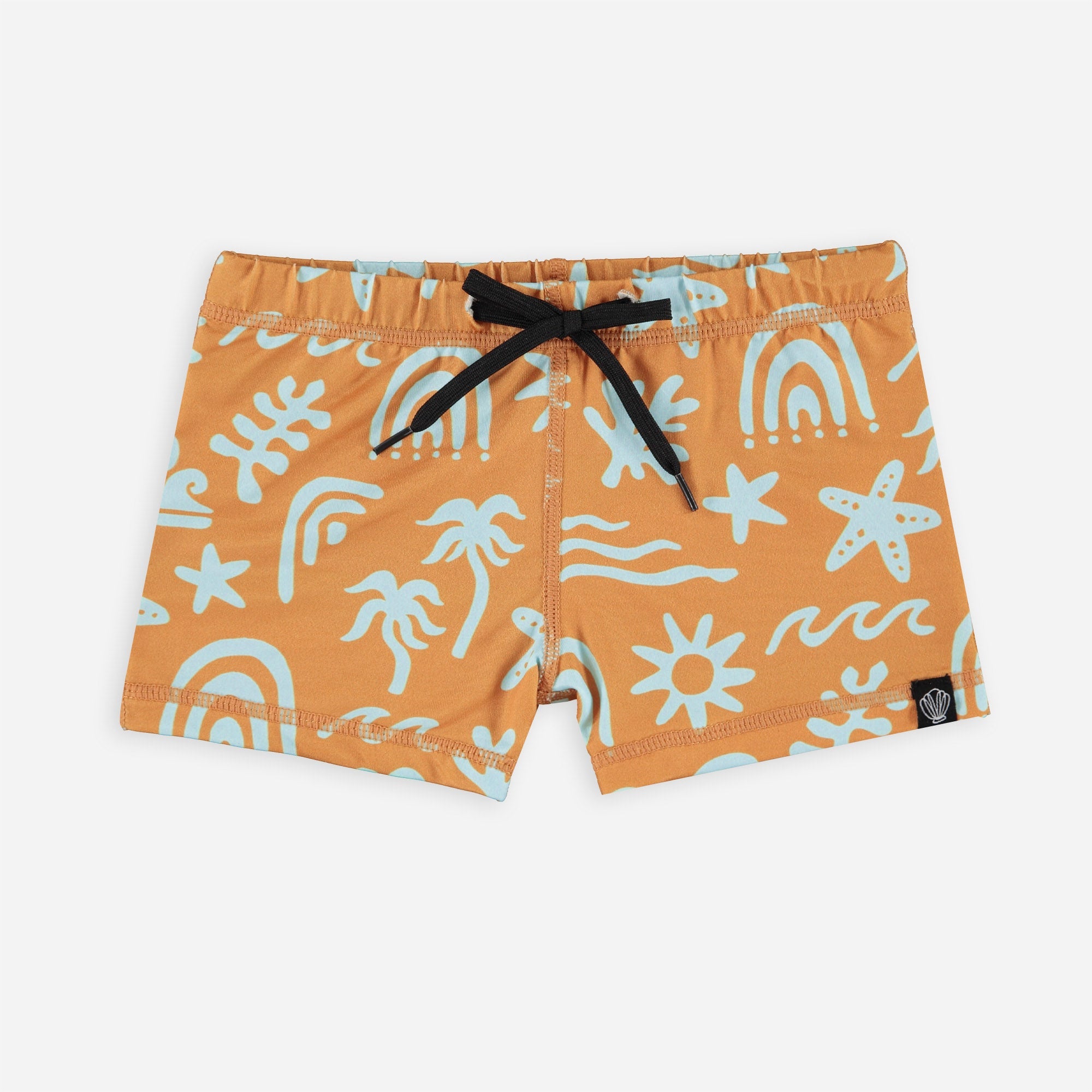 בגד ים מכנסיים קצרים Tropical Vibes Blue