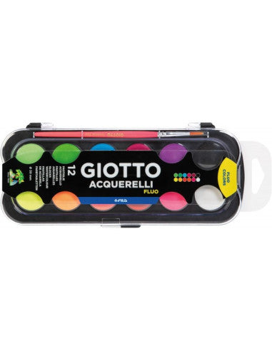 12 צבעי מים זוהרים - Giotto